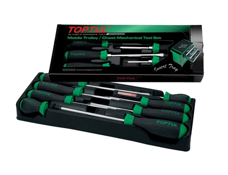 8 pcs Slotted & Phillips Screwdriver Set Part No.GAAT0805