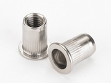 M8 Stainless Steel Flat Head Splined Rivet Nuts/Rivnuts/Nutserts Part No.SSR LM825